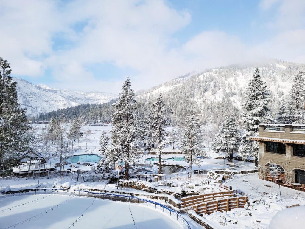 Resort at Squaw Creek in winter